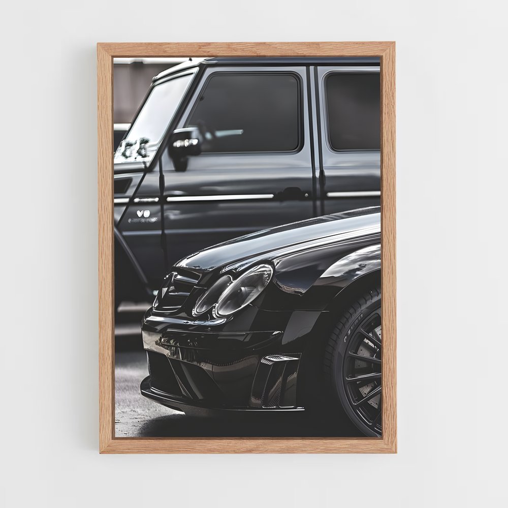 Poster Clk amg magnifique black series – affiche Mercedes (vue 4)